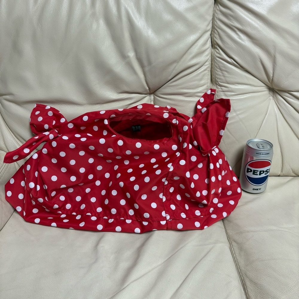COMME DES GARCONS Red Polka Dot Bow Bag Good Design Shop Japan - Picture 2 of 13